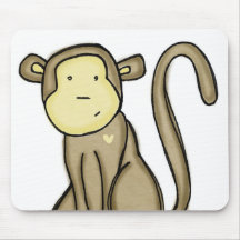 monkey love mousepad