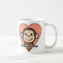 Monkey Lover Coffee Mugs