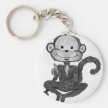 Monkey Mania Key Chain