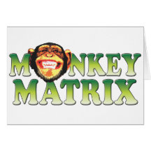 Monkey Matrix Card