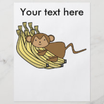 Monkey on bananas custom flyer