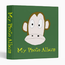 Monkey Photo Album Binder Template