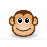 Monkey Postcard