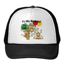 Monkey Shine 1st Birthday T-shirts and Gifts Hat