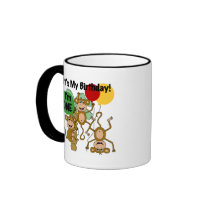 Monkey Shine 1st Birthday T-shirts and Gifts Coffee Mugs