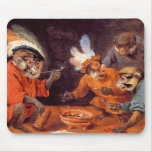 Monkey Tavern:  Vintage Art Mousepad