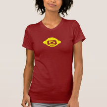 monkey_yellow tee シャツ