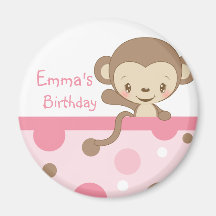 Monkey Zoo Magnet