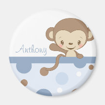 Monkey Zoo Magnet-boy