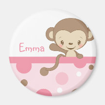 Monkey Zoo Magnet Template