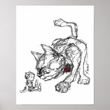 monkeyFACE et theLIVING Posters