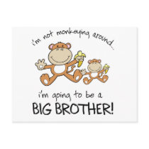 monkeying around post card