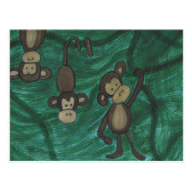 Monkeys Postcards