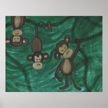 Monkeys Poster