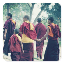 Monks in Sarnath Sticker