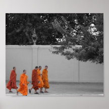 Monks on the Way Home Poster