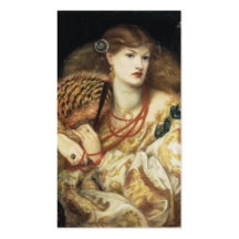 Monna Vanna - Dante Gabriel Rossetti Business Card