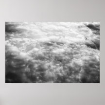 Monochrome Clouds Print