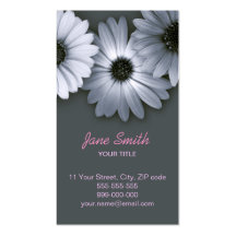 Monochrome Daisies business card