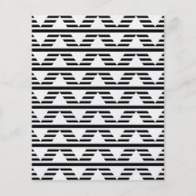 Monochrome Geometric Design. Pattern. Full Color Flyer