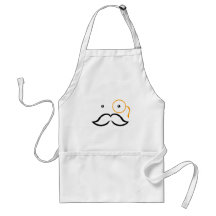 Monocle et moustache tabliers
