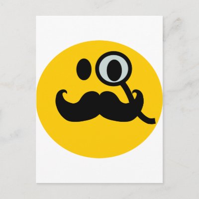 Smiley With Moustache