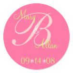 monogram 1 stickers