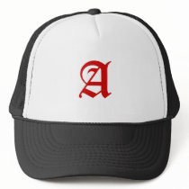 MONOGRAM "A" BOLDFONT HATS