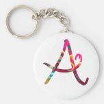Monogram A Keychains