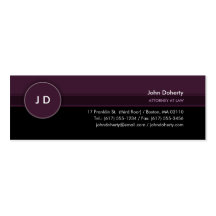 Monogram Attorney at Law - Business Card