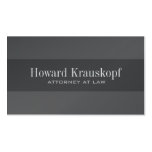 Monogram Attorney Business Cards
