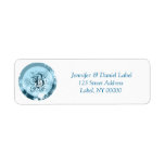 Monogram B Address Labels Stickers