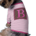 monogram b pet clothing