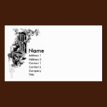 Monogram B Eagle, Oak Leaf & Man business cards