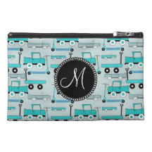 Monogram Blue Wheels Scooters Cars Wagons Trucks Travel Accessories Bag