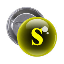 Monogram Bubble S Pins