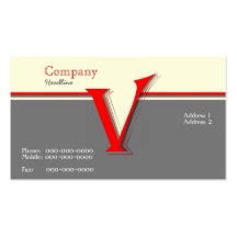 Monogram Business Card