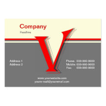 Monogram Business Card