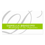 Monogram Business Cards