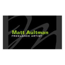 Monogram Business Cards