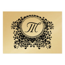 Monogram businesscards business cards