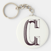 Monogram C Keyring Key Chains