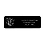 Monogram C Printable Address Label