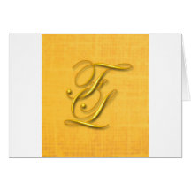 Monogram Card
