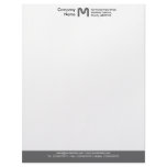 Monogram Colour Footer - Grey