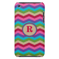 Monogram Colourful Zig Zag Stripes Case-Mate Case casemate cases