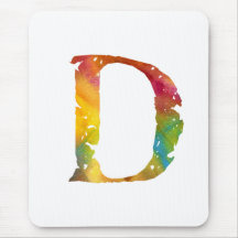 Monogram - D -  Mousepad
