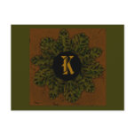 Monogram Design 03, Postcard