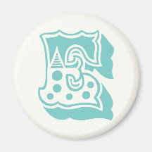 Monogram E Magnet