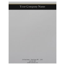 Monogram Elegance in Black Grey Gold